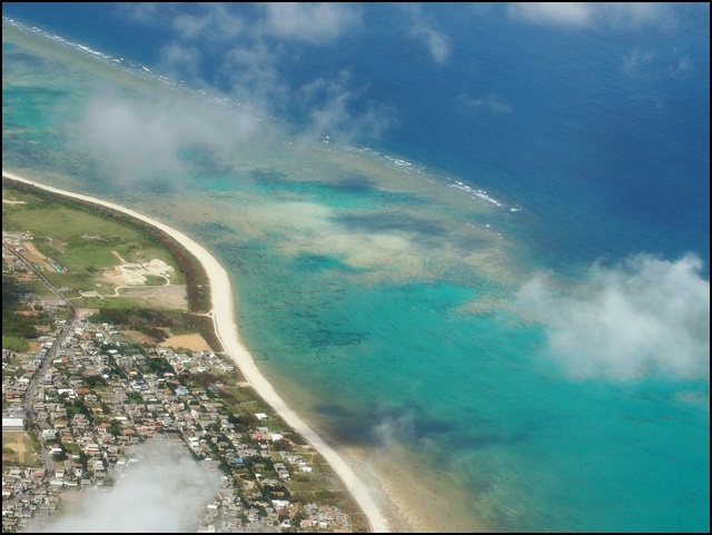 エメラルド色の石垣島