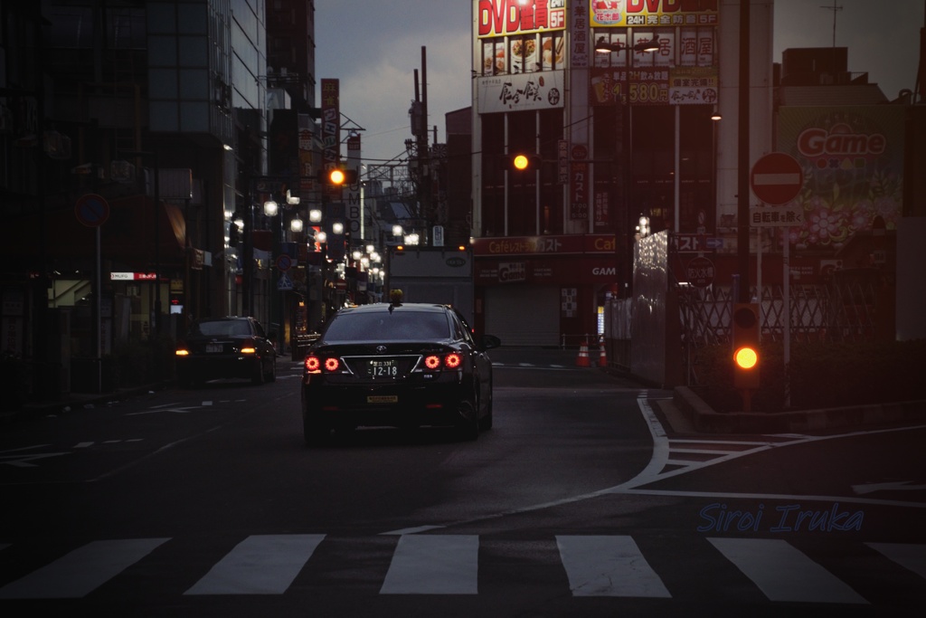 夜の帳(とばり)が下りる頃