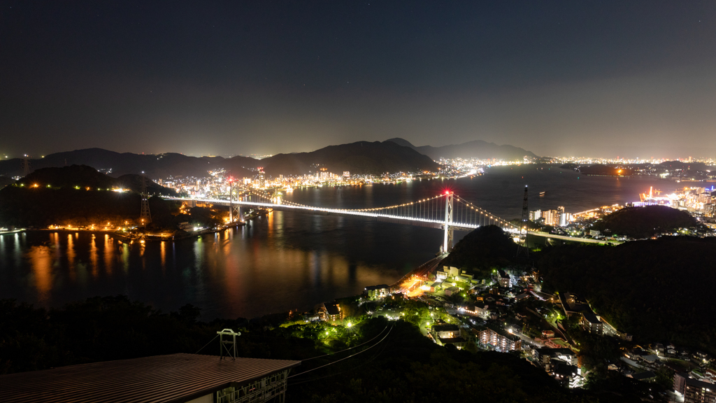 関門海峡の夜景