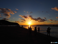 江ノ島の日暮れ