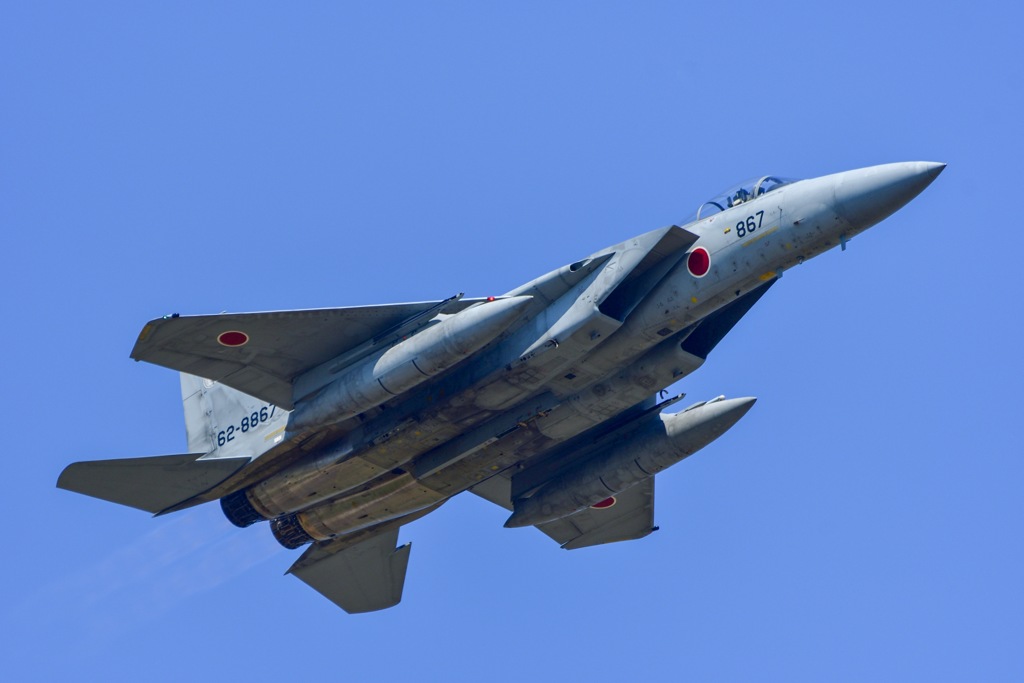 真夏の訓練飛行１