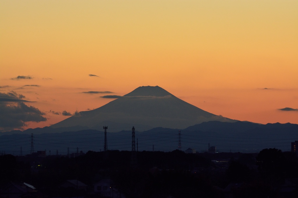 112㎞先の富士山