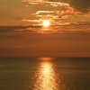 米山SAからの夕日１