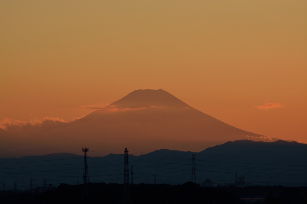 112㎞先の富士山