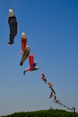 青空にたなびく