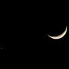 月と金星が大接近！