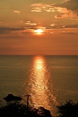 米山SAからの夕日２
