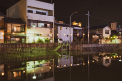 静かな琴平の夜