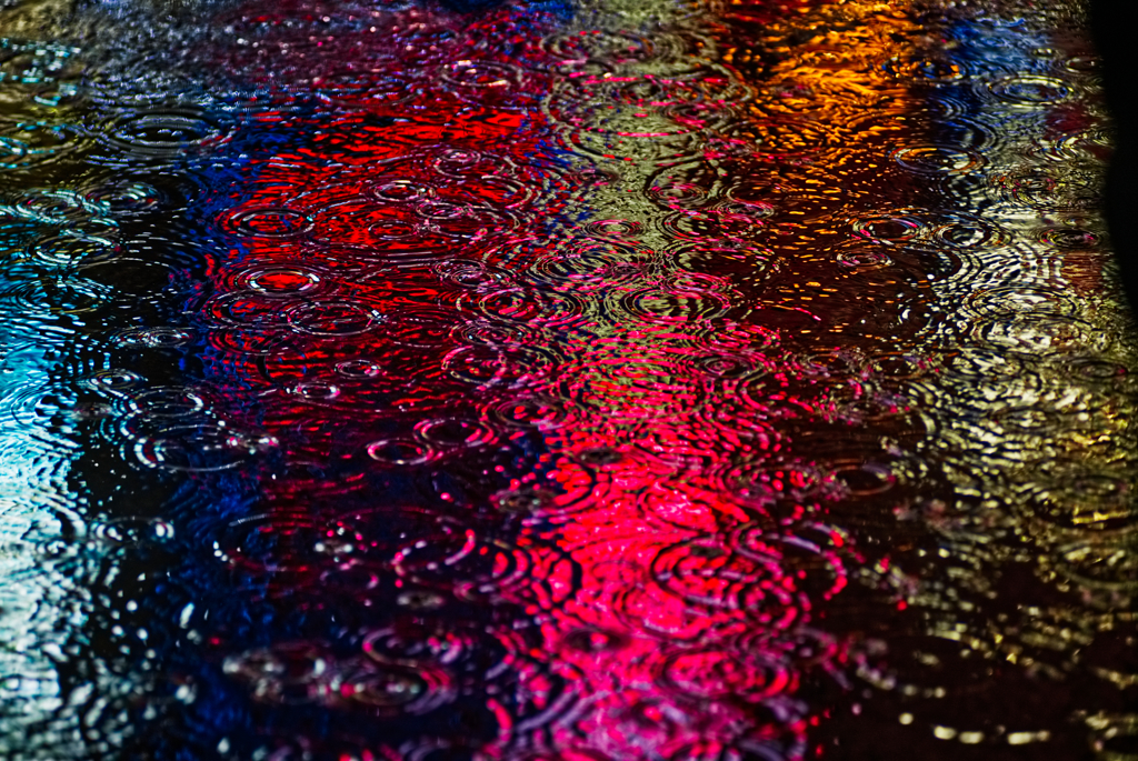 雨の色模様