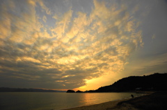 直島の夕暮れ