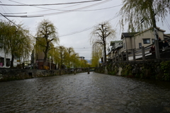 白川にて