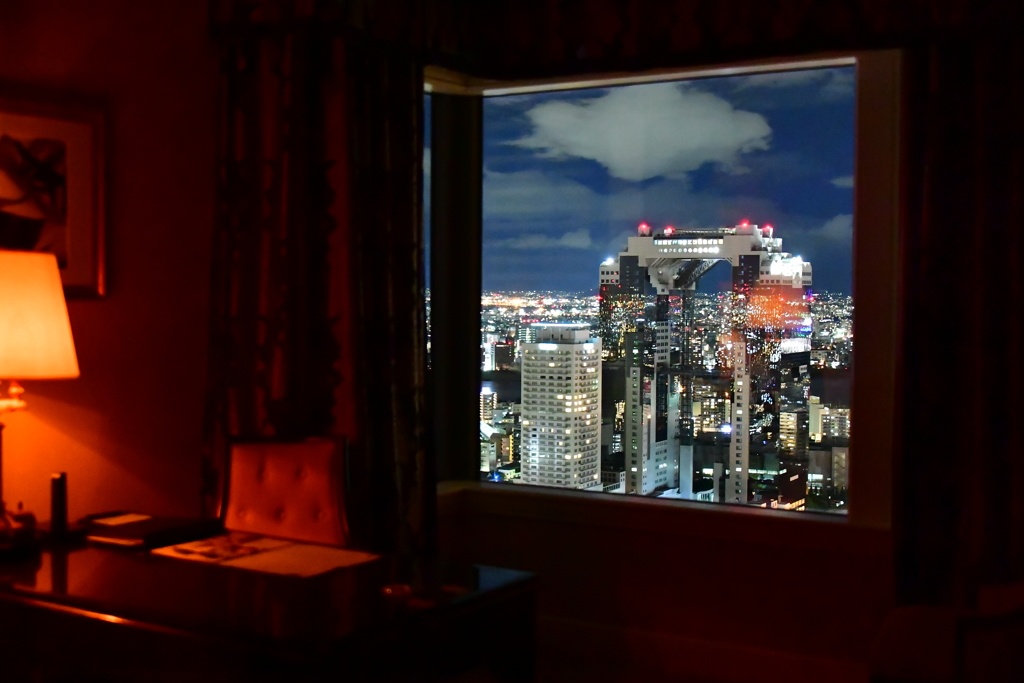 お部屋からの夜景