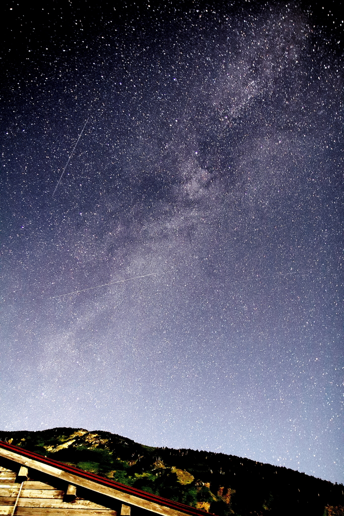 天空に輝く星空