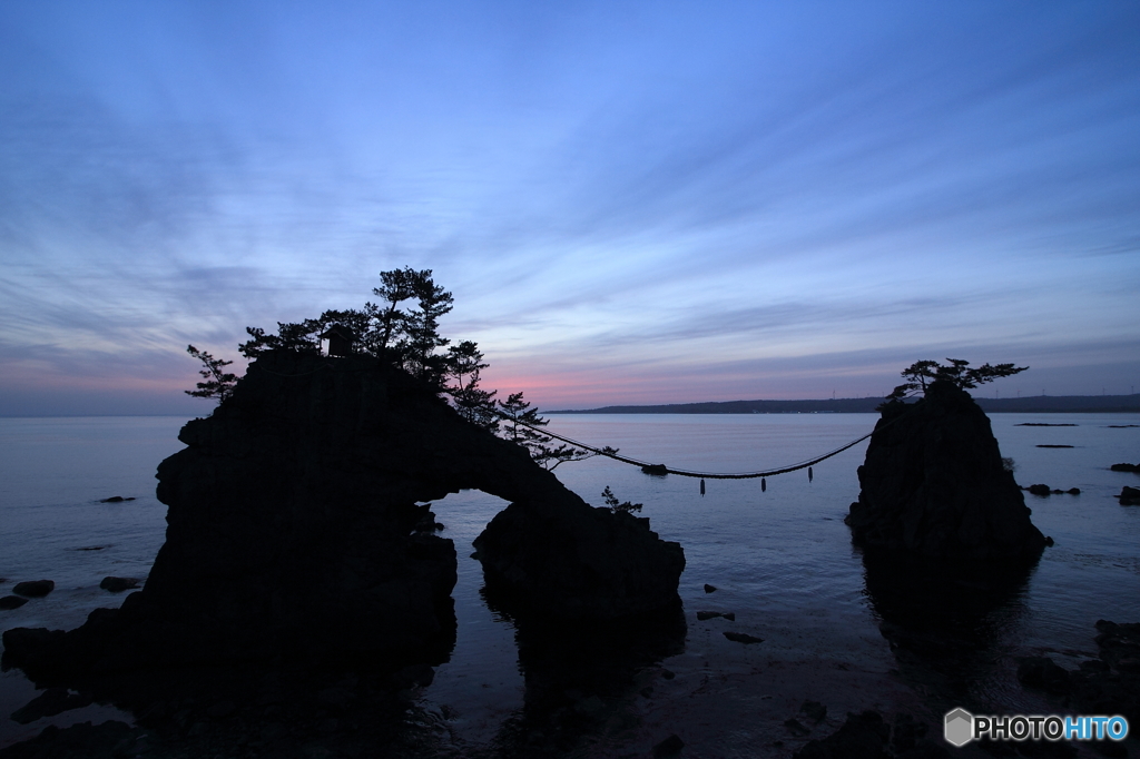 能登半島の夕景