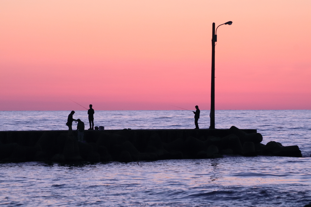 夕暮れfishing