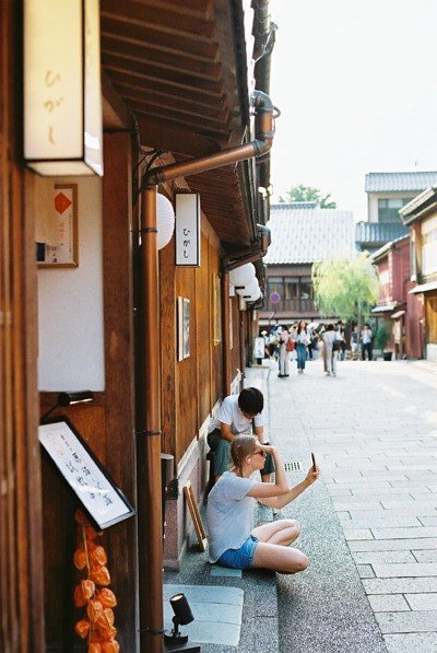 夏の茶屋街