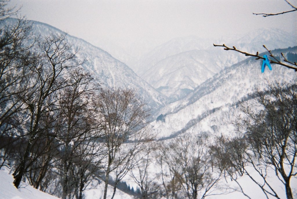 雪山と洗濯ばさみ