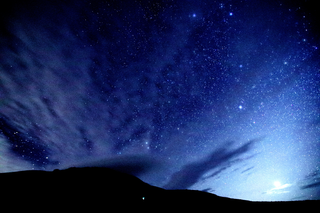 白山の星空