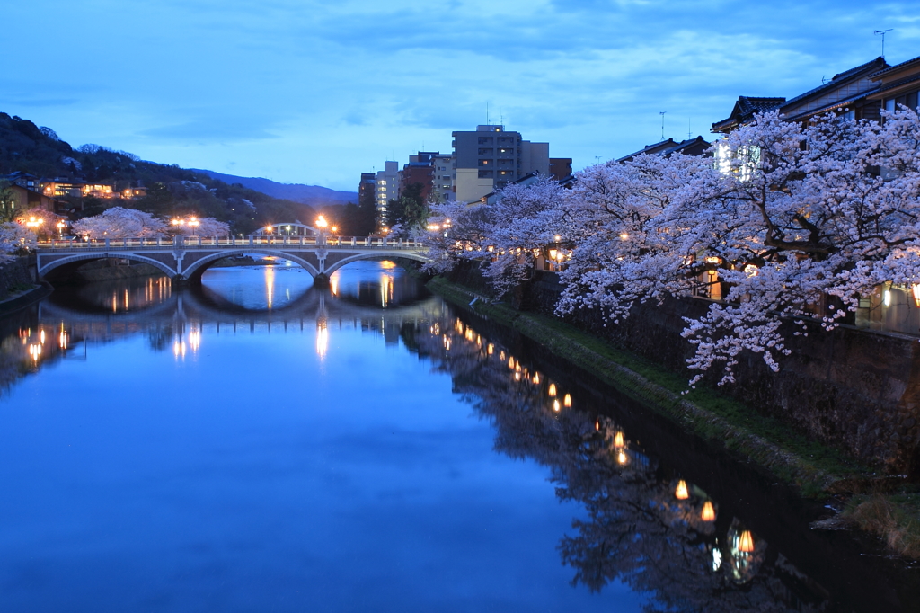 古都金沢夕景