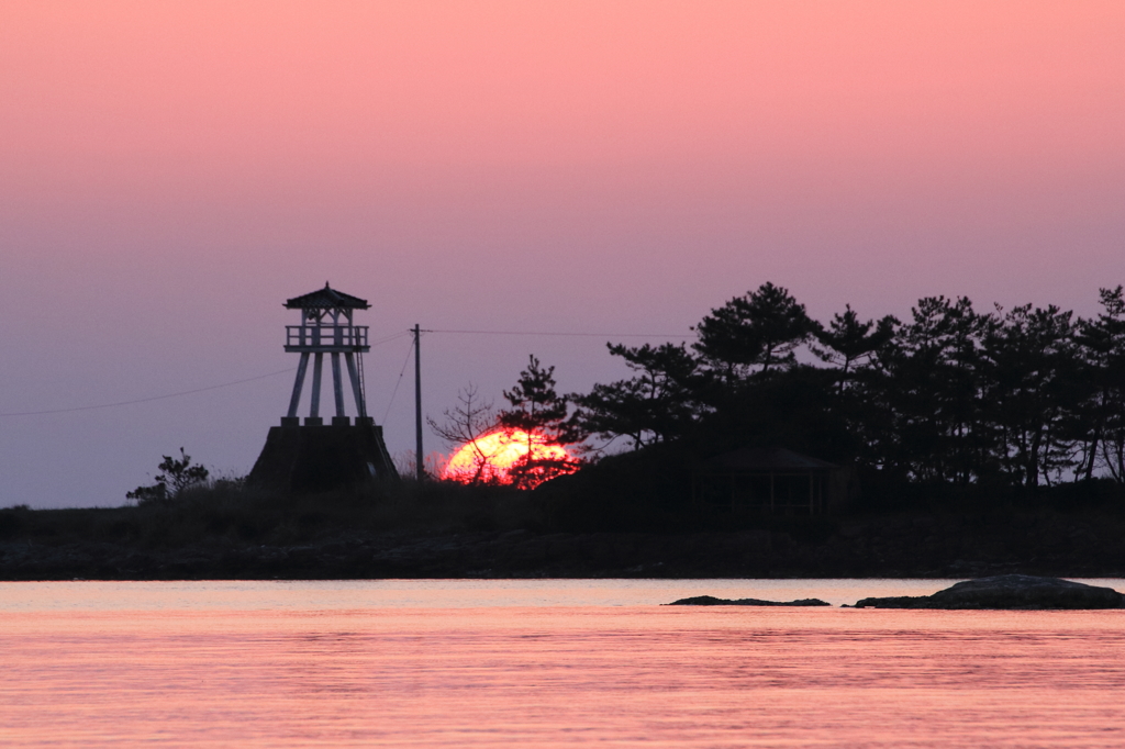 故郷の夕陽