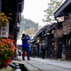 冬の高山 古い町並み