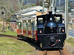 里山トロッコ号の試運転