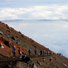 天空の下山道