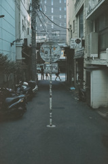 標識の通せんぼ