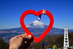 箱根外輪山　金時山からの富士山