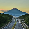 国道１３４号線からの富士山