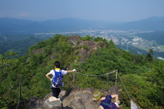 岩櫃からの景色