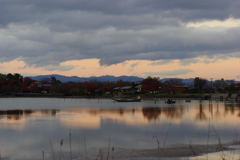 秋の嵯峨　広沢池②