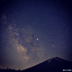 富士山からのあまのがわ