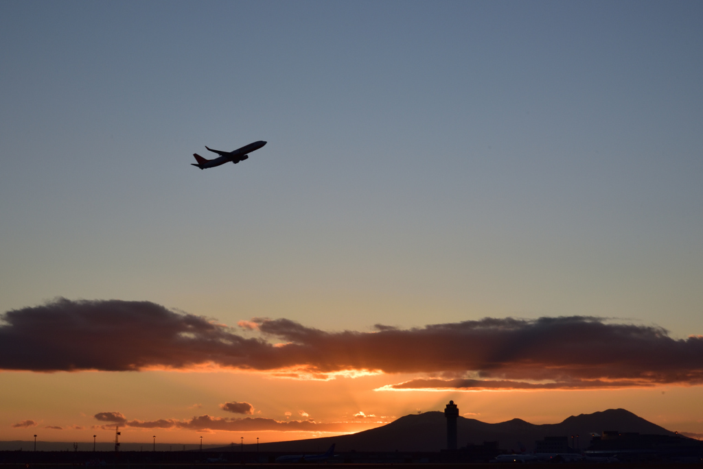 日曜美の夕景