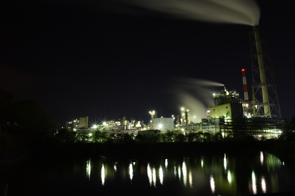 富士工場夜景２