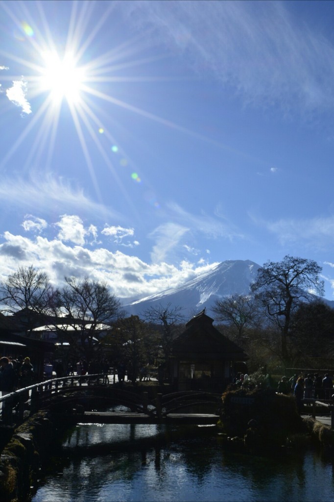 冬の忍野