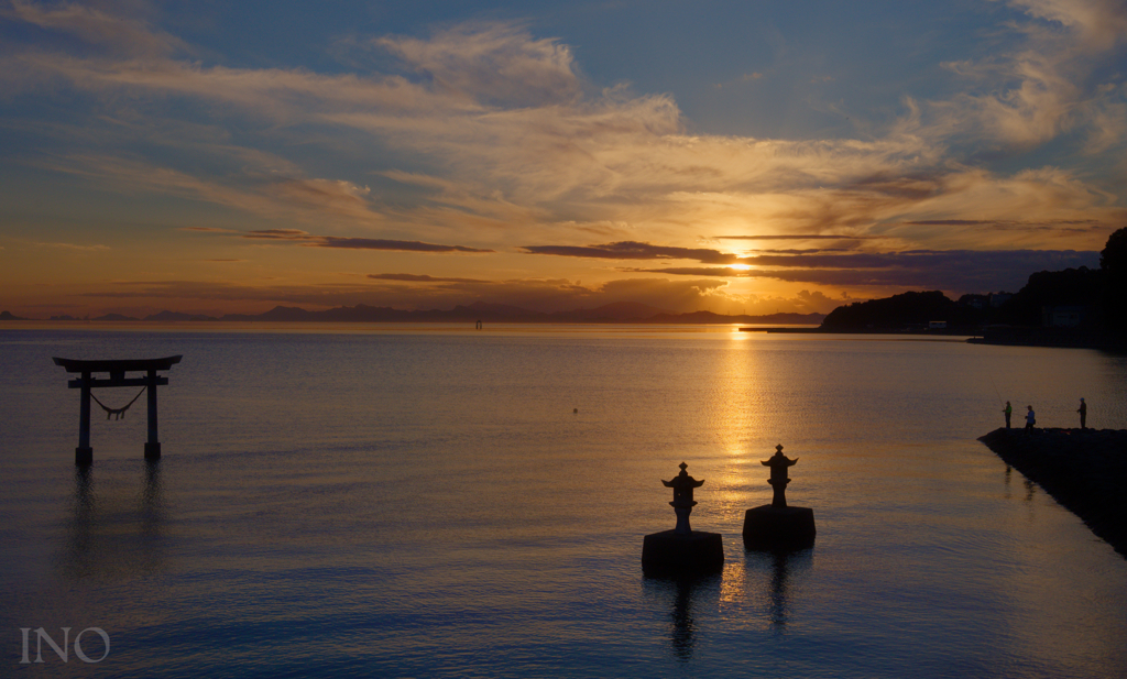 エイに乗ってきた神