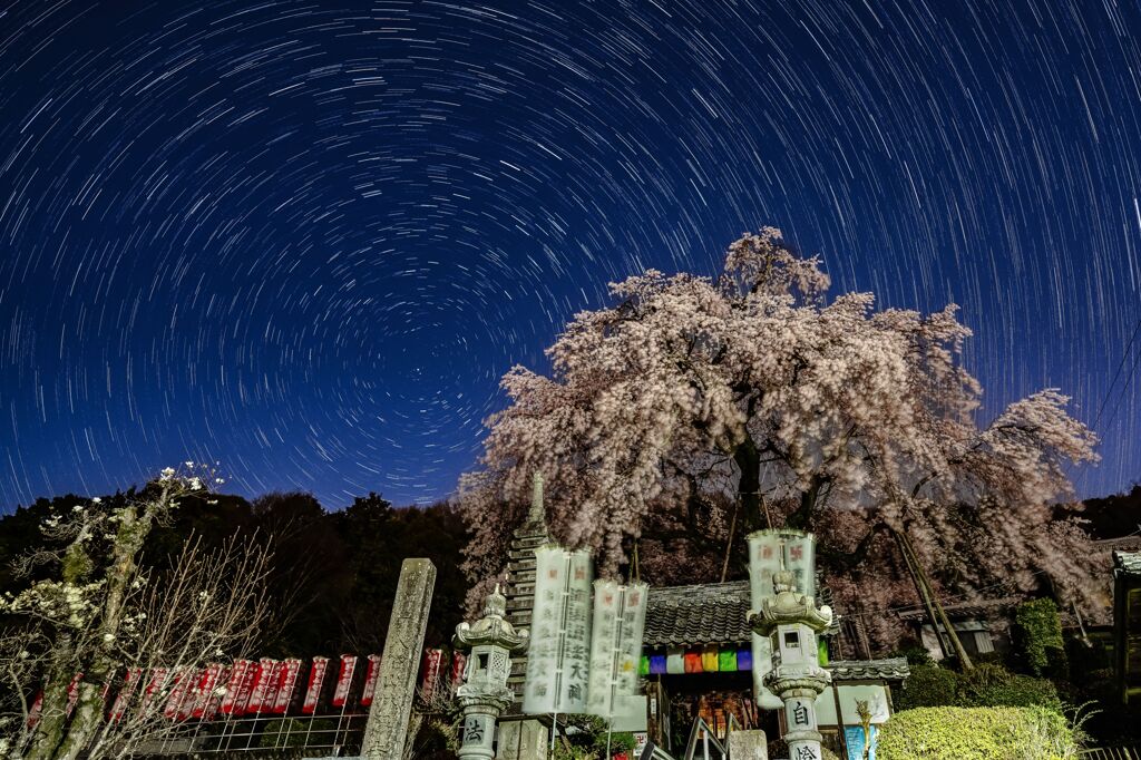 春の夜空