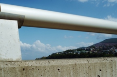 レール越しの切り取り