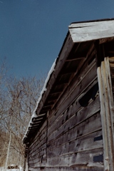 雪解けの小屋１