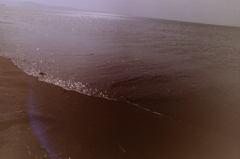 波打ち際・・・