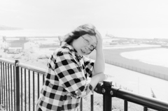 風が強いんだもん