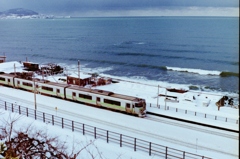 函館本線を眺めて