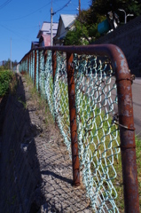 フェンス　フェチ