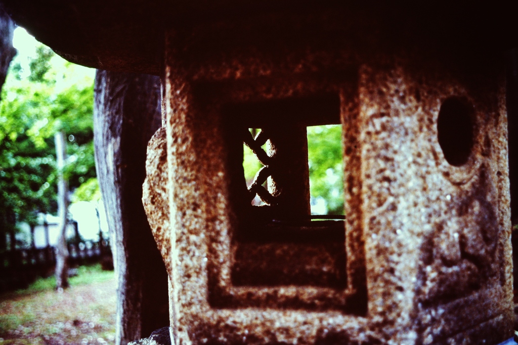 ボケ燈籠・・・