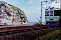 恵比寿岩通過・・