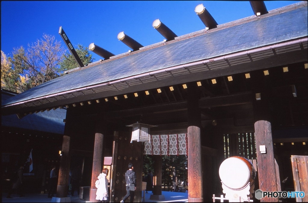 北海道神宮で・・・