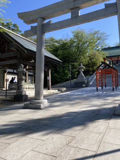 コロナ禍の境内