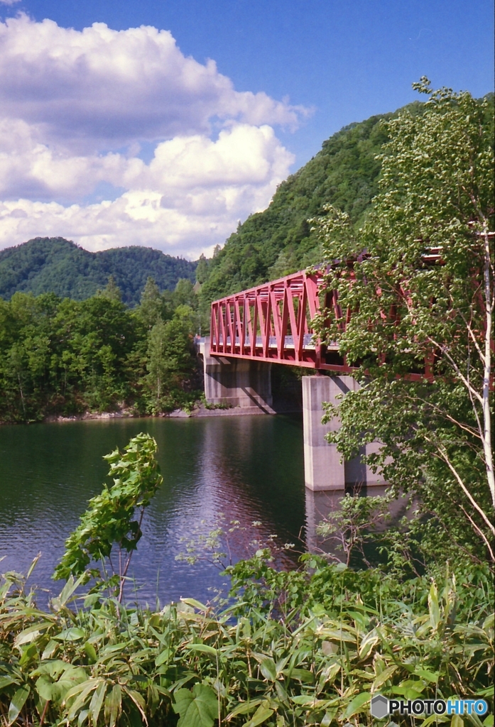 鉄橋のある風景・・・