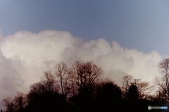 雪雲迫る・・